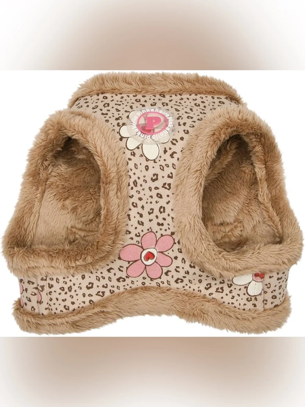 NWT PINKAHOLIC PLUSH DOG HARNESS